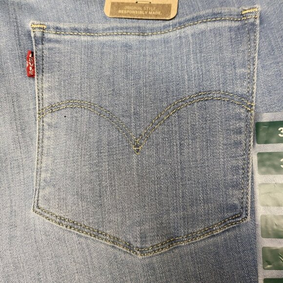 Levis 311 Shaping Skinny Mid Rise Light Wash Jeans Women's W34 L30 Denim NWT - Picture 12 of 15